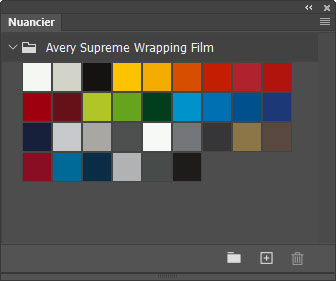 Nuancier Avery Film Supreme Wrapping